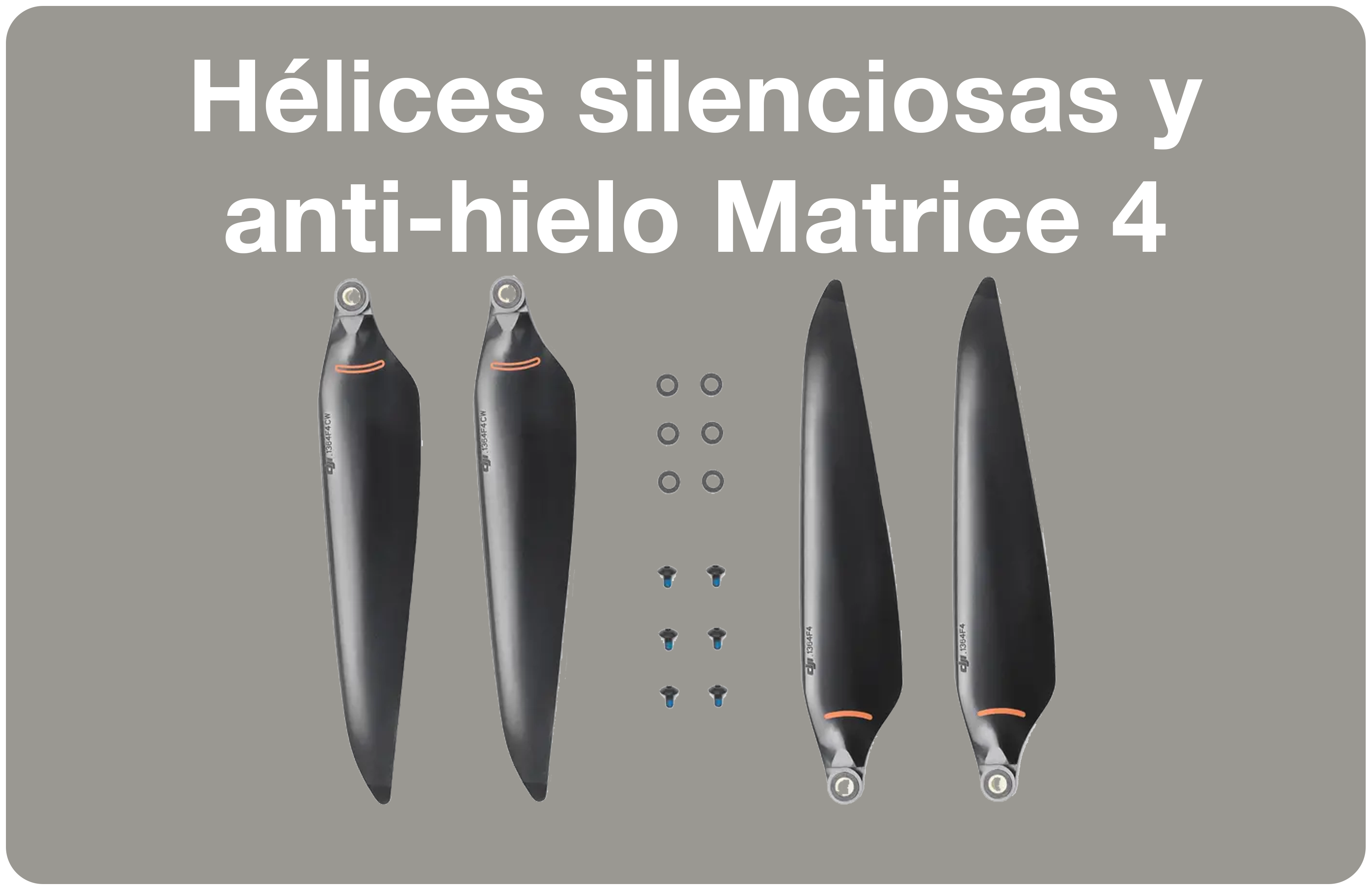 Hélices de bajo ruido